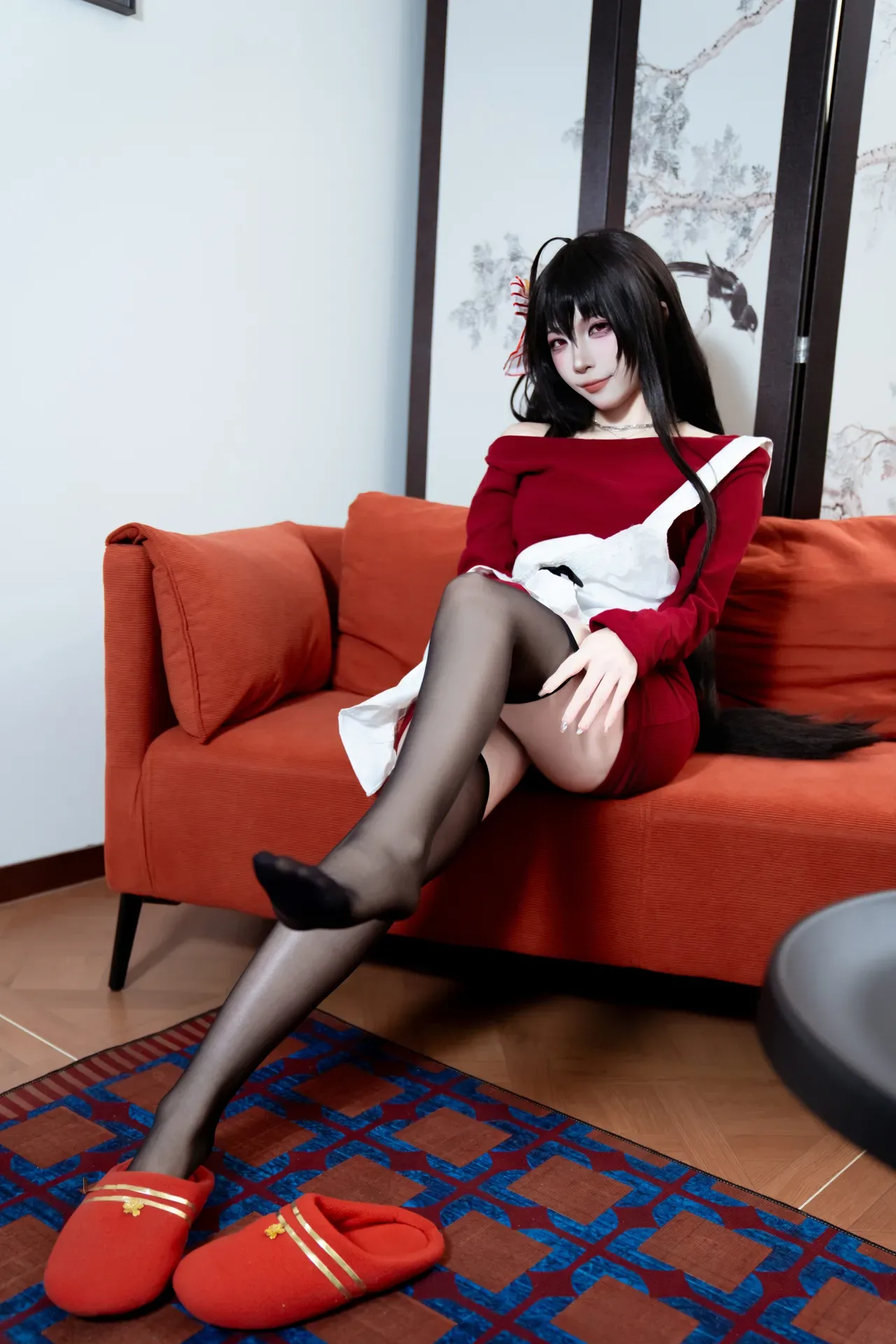 Nisa Nisa – Blue Blue Line Dairyo Home Clothes - 3
