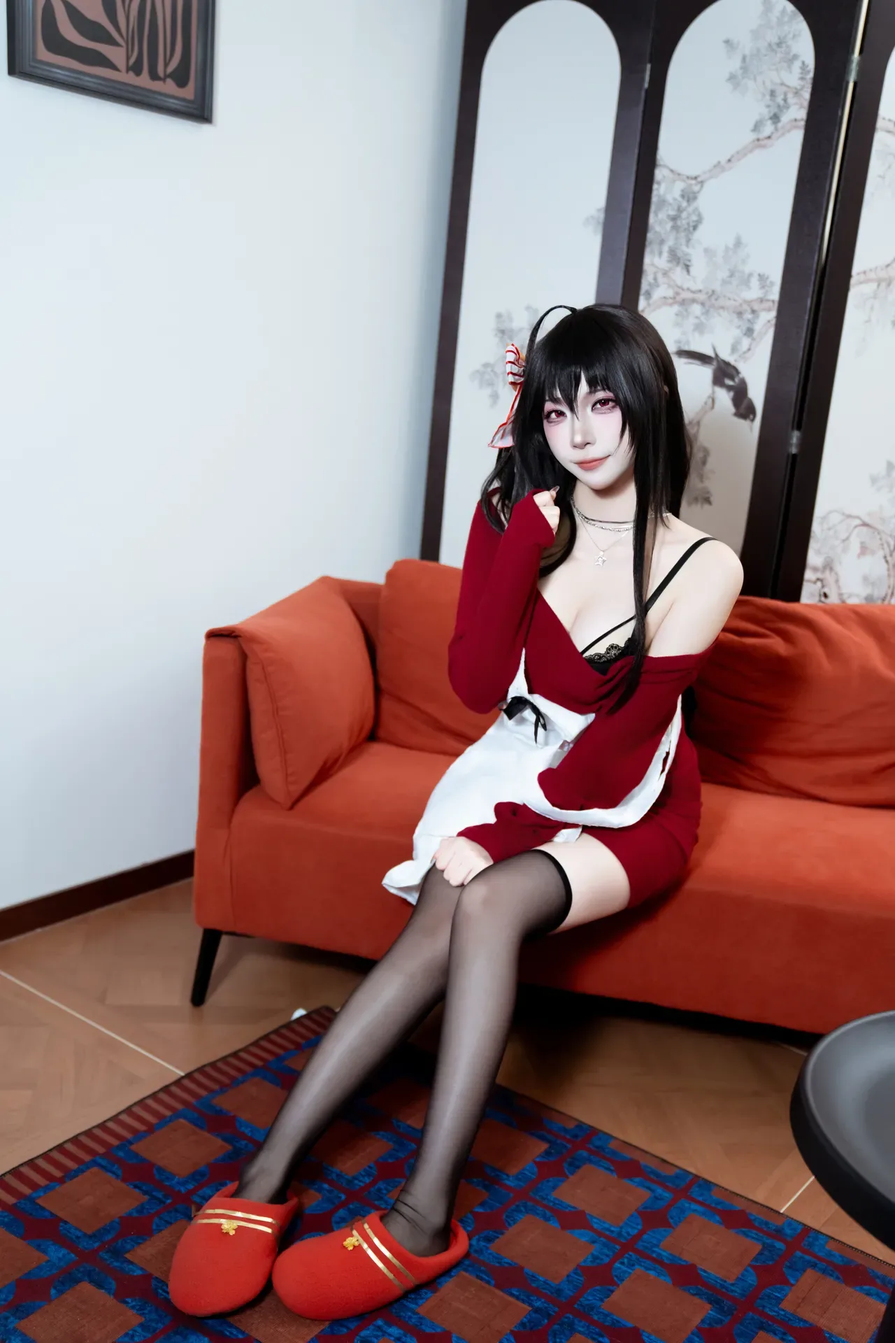 Nisa Nisa – Blue Blue Line Dairyo Home Clothes - 26